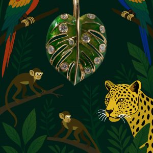 Marco Lino Monstera Anhänger